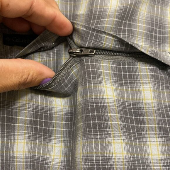 Columbia Omni-Shield Plaid Long Sleeve Shirt M - Picture 11 of 16